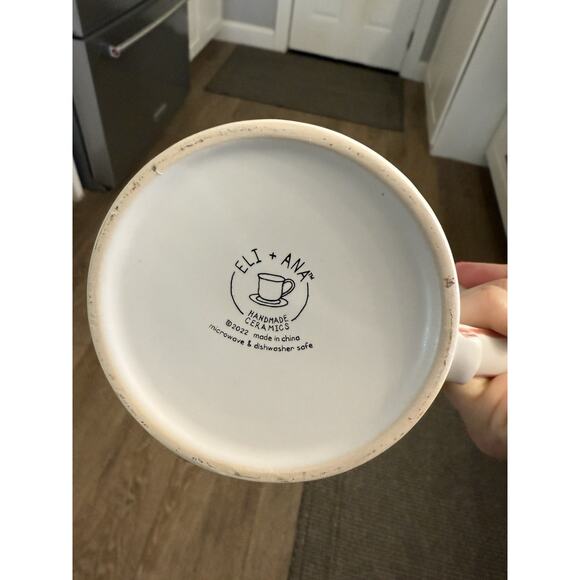 ELI + ANA Gingerbread Man Christmas Tree Holiday 21 oz Coffee Mug NEW - Picture 3 of 5